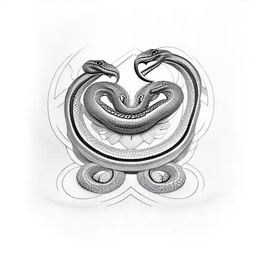 Snake With Eyes On Him