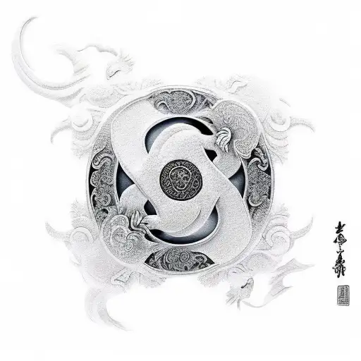 Foo Dog Samurai Yin Yang