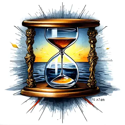 Hour Glass With Date