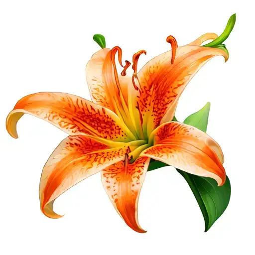 Orange Tiger Lilly Flower