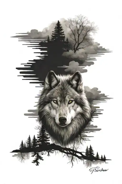 Wolf Looking Forward