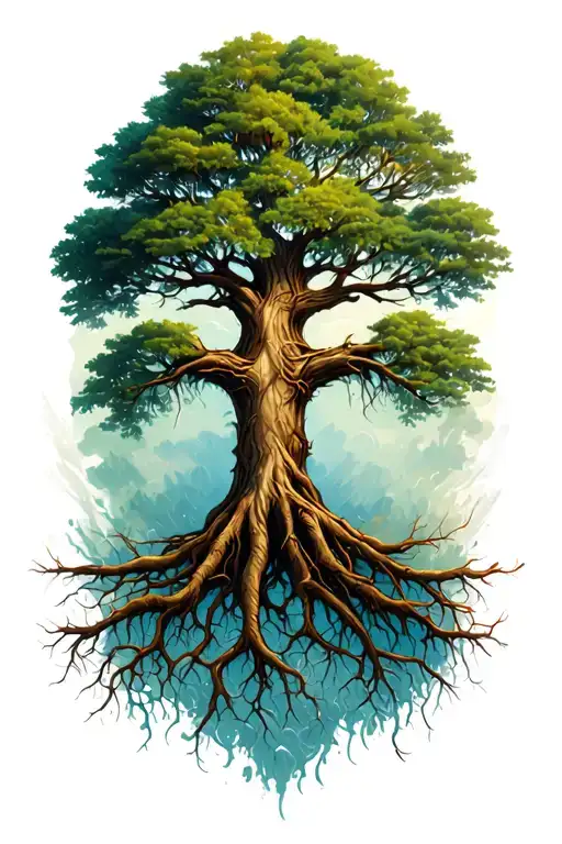 Tree Of Life Thats Dead With Roots