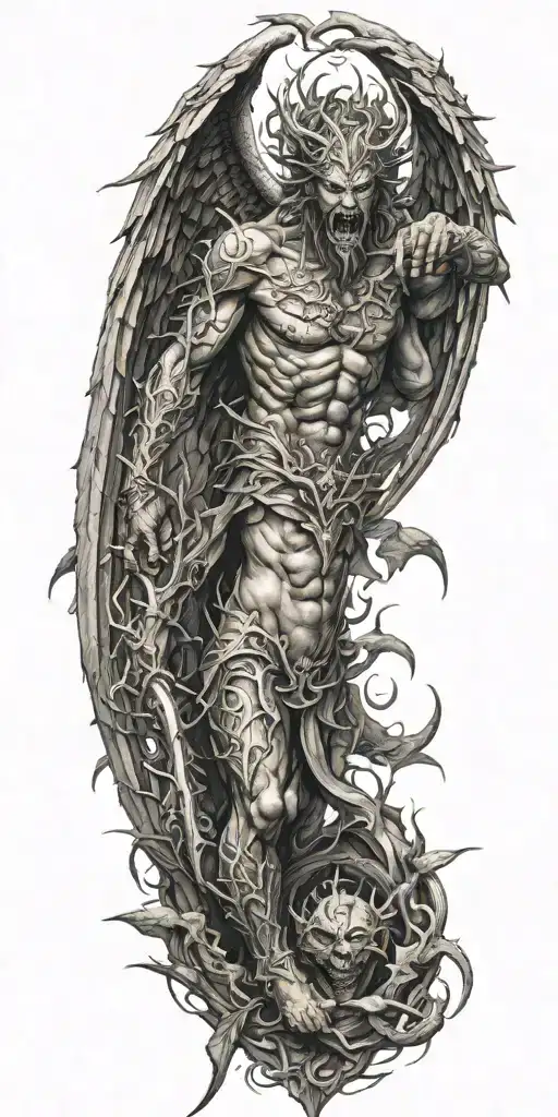 Thorn Angel Fighting Demons