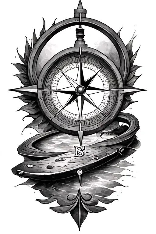 Travel Compass Rose