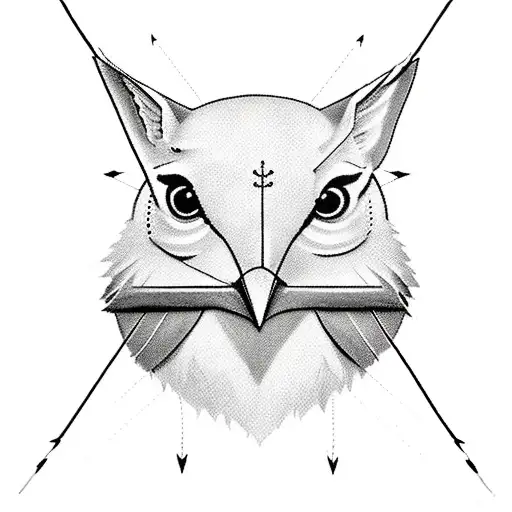 Arrow With A Robin And Lily