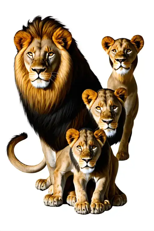 A Lion Family