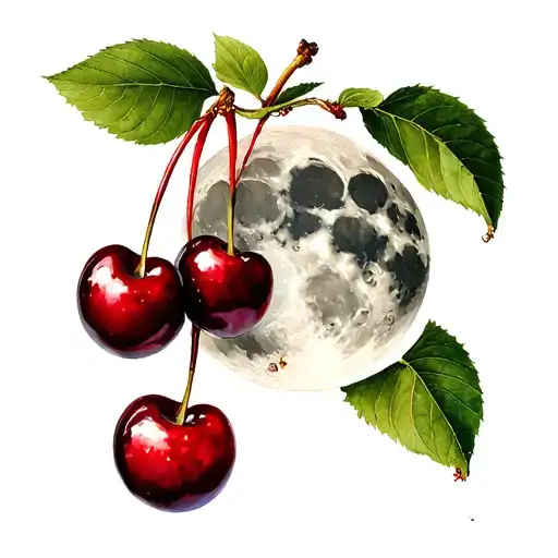 Cherries With A Moon