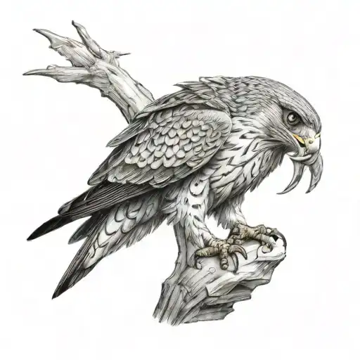 Falcon Hunting For Chest