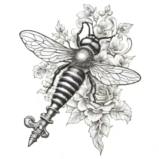 A Bee And A Key And A Sword