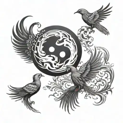 Phoenix And Ying Yang And Kaizen