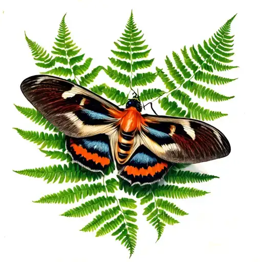Fern And Moth