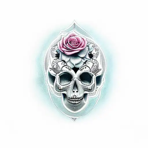 Day If The Dead Girl With Skull