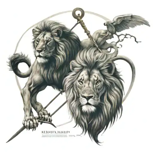 2 Sagittarius 1 Lion