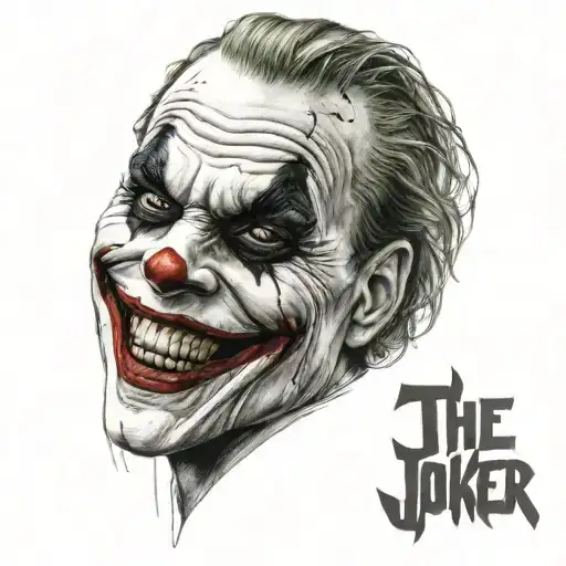 The Joker Heavy Smile Realistic