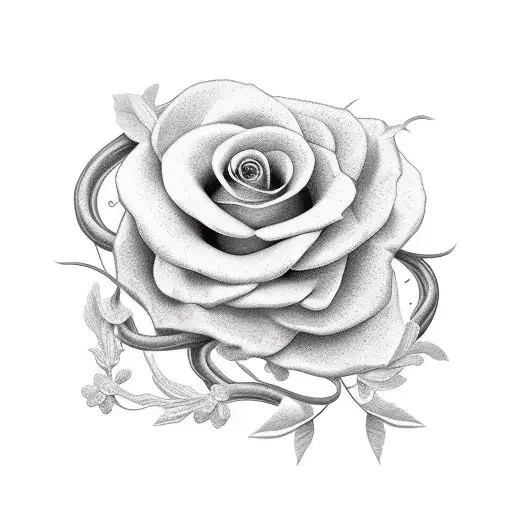 Floral Vine Sleeve That Grows