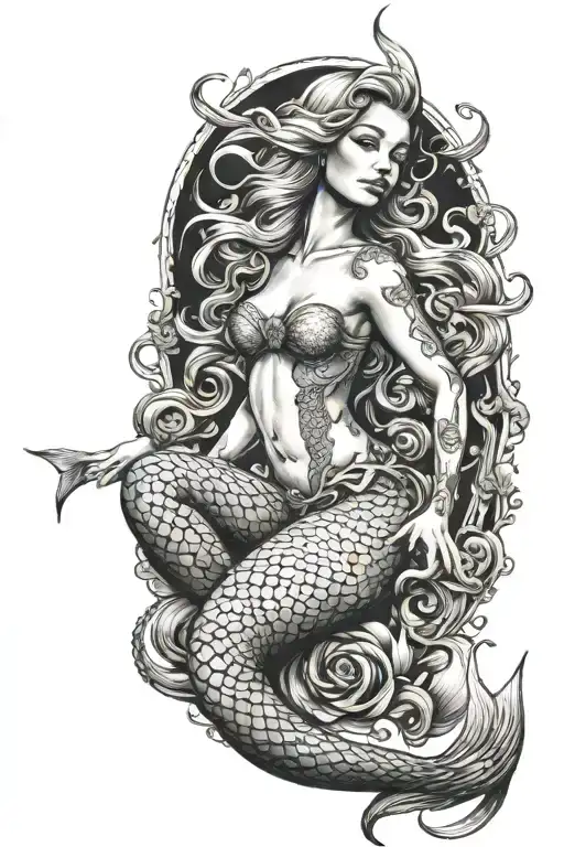 Mermaid Full Body Woman