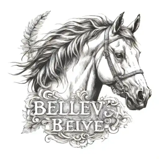 Horse Face And Believe Name