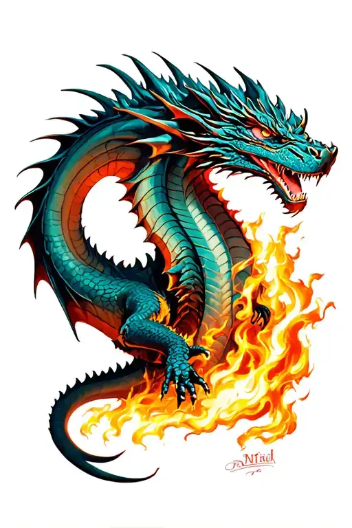 Dragons Breathing Fire