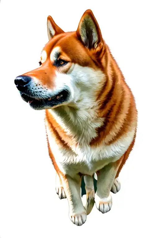 Shiba Inu Red Dog
