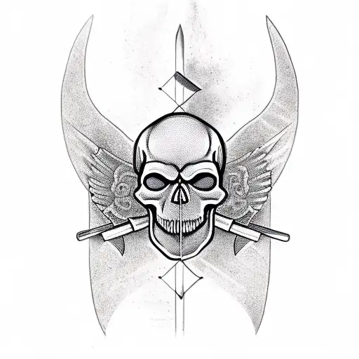 Skull And Arrow