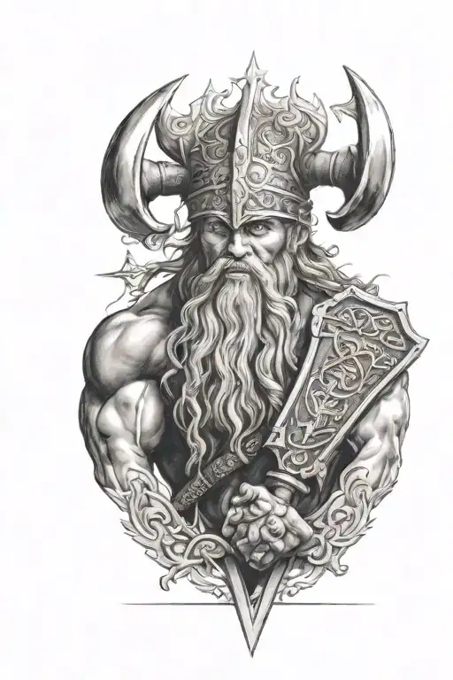 Viking Holding Spanish Sign