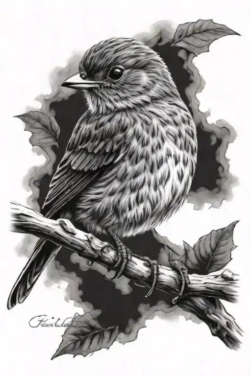 Inner Child Playing Robin Bird