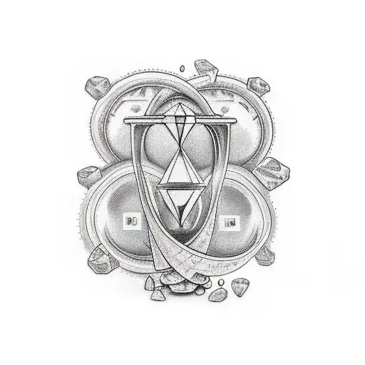 Oracle Holding Hourglass