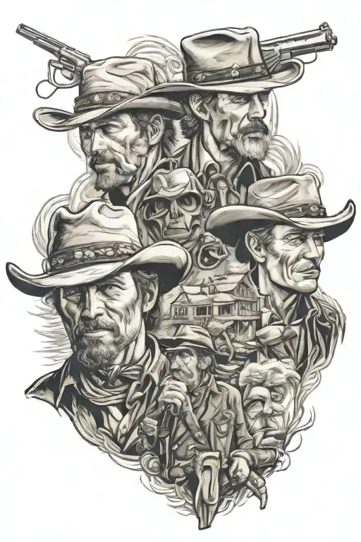 Old Western Showdown