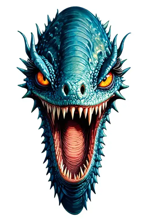 Sea Monsters Eyes Peeking