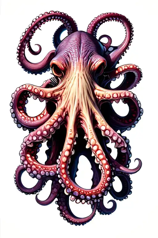 Octopus Tentacles Teeth Claws