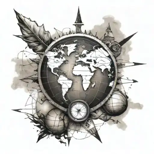 Compass Basketball Worldmap