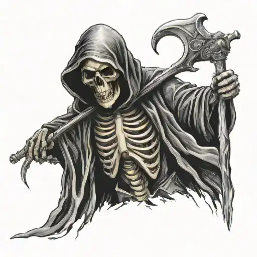 Grim Reaper Without Skull