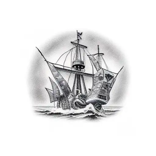 Texas Coast Line Pirate Ship