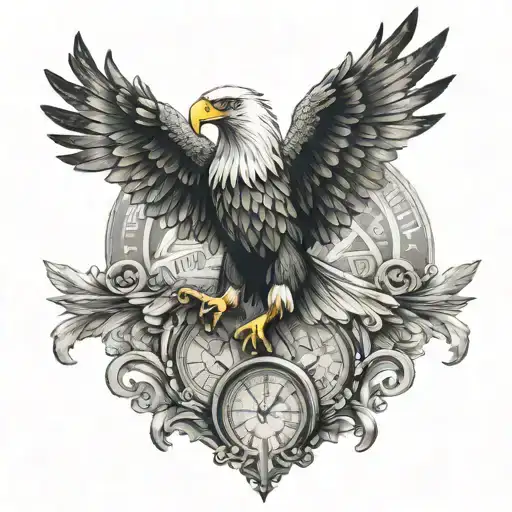 Eagle Wing And Roman Numerals