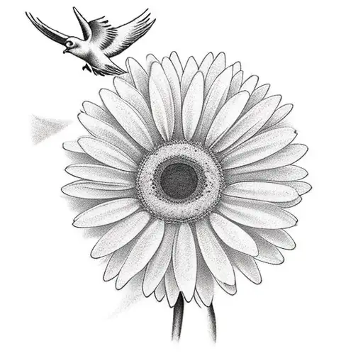 Dove Flying With Daisy On Her Bick