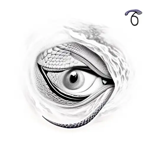 Black Mamba Snake With The Number 24 As The Eyes