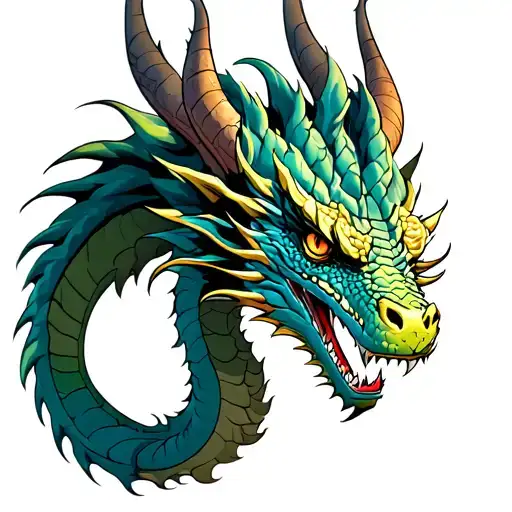 Fierce Western Dragon