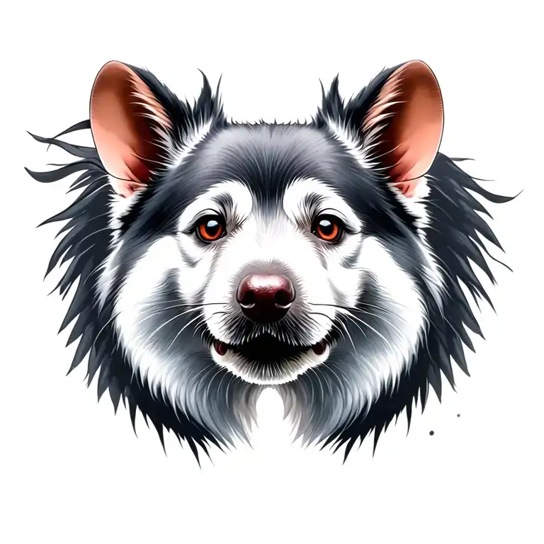 Chest Tattoo Year Of The Dog And Rat