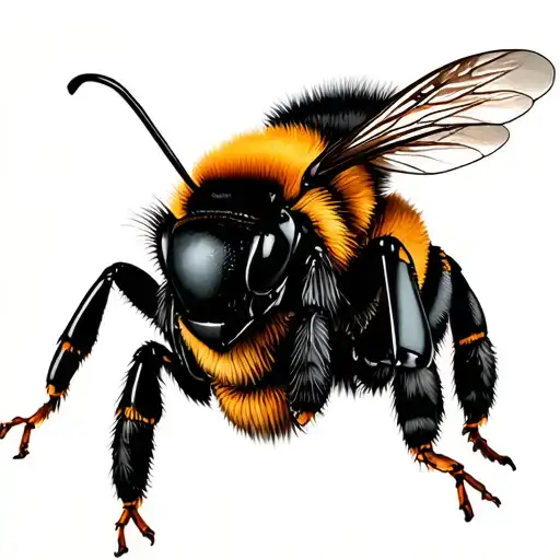 Bumblebee Black And White