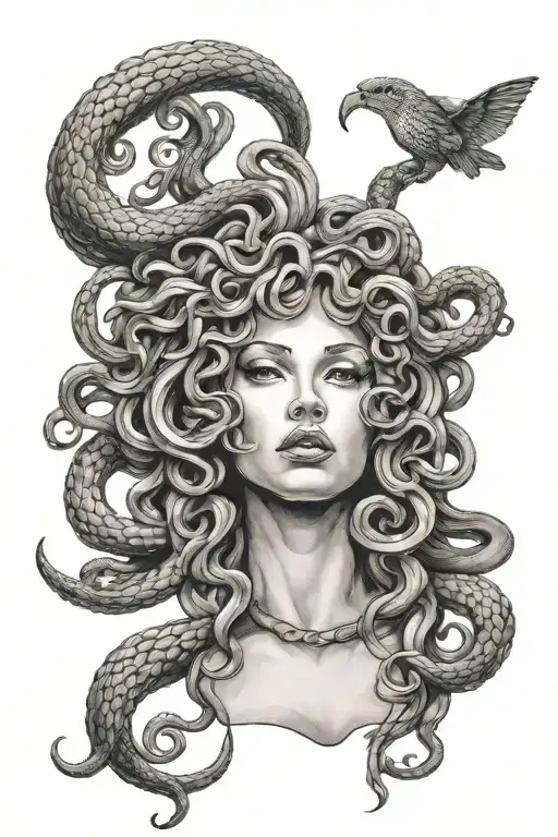 Seductive Medusa Nude