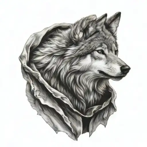 Wolf With Cape