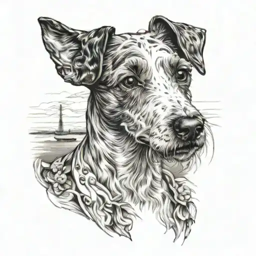 Zamurai With Fox Terrier