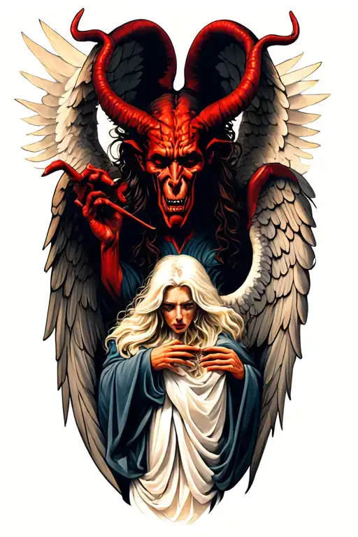 Angel And Satan