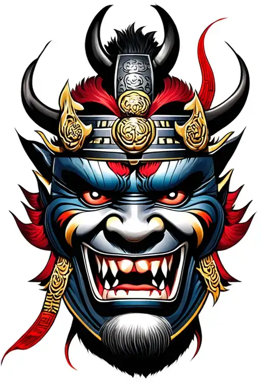 Oni Samurai Mask