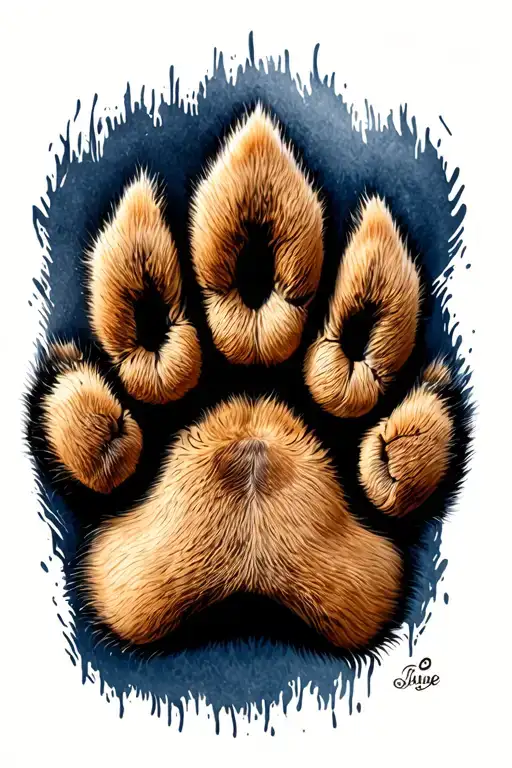 Dog Paw Print