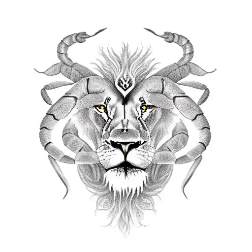 A Lion And Scorpion Combined