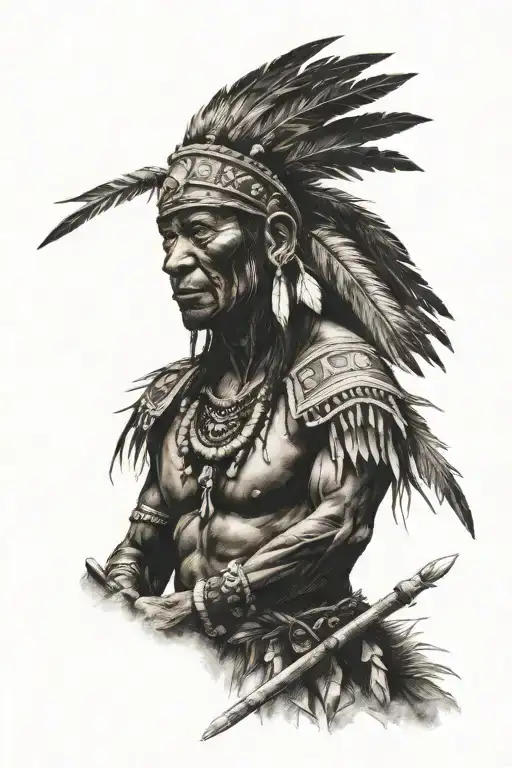 Taino Indian Warrior