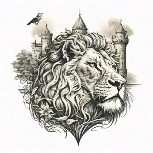 Lion And Castle
