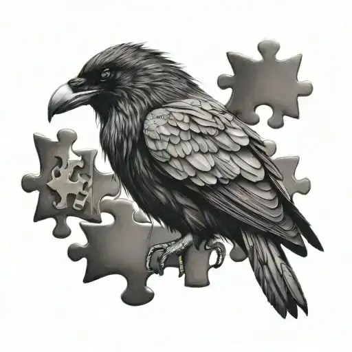 Raven & Puzzle Piece Morphing