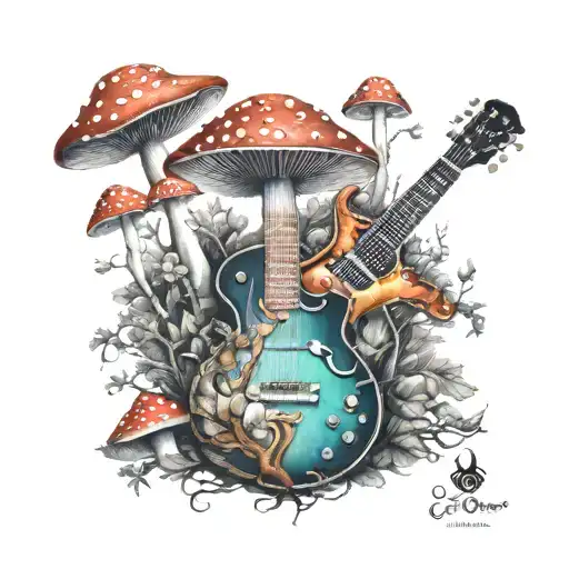 Guitar Forest Mushroom